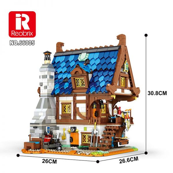 Reobrix 66005 Blacksmith with 2366 pieces 2 - MOULD KING