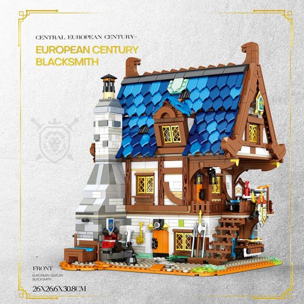 Reobrix 66005 Blacksmith with 2366 pieces 7 - MOULD KING