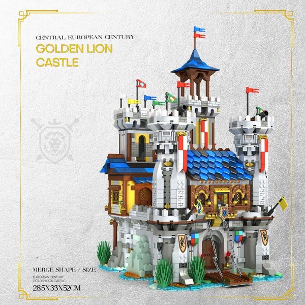 Reobrix 66006 Golden Lion Castle with 2722 pieces 8 - MOULD KING