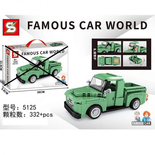 SY 5125 Ford F 1 with 332 pieces - MOULD KING