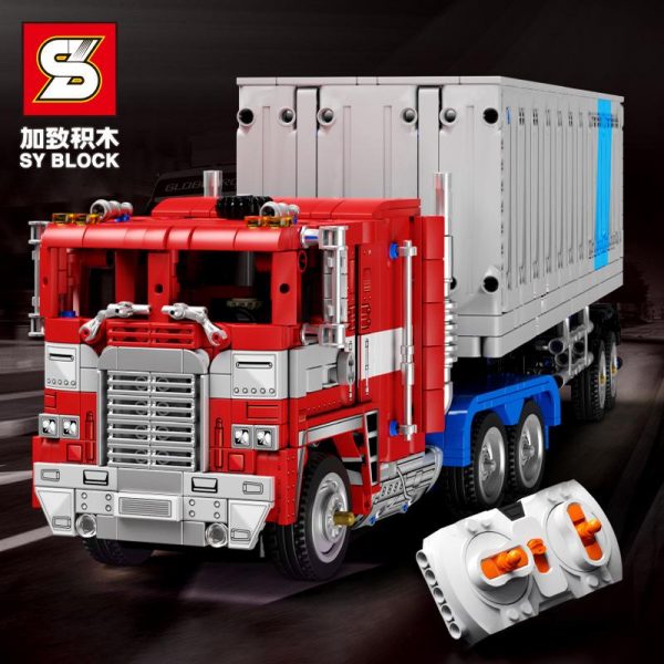 SY 8884 Optimus Prime Truck with 2073 pieces 1 - MOULD KING