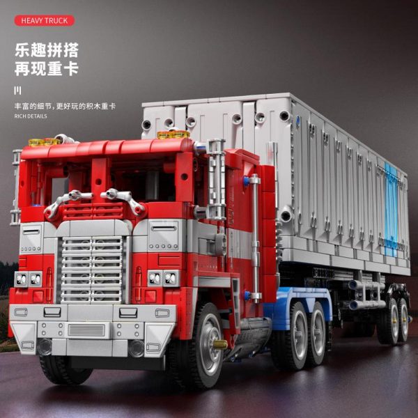 SY 8884 Optimus Prime Truck with 2073 pieces 12 - MOULD KING