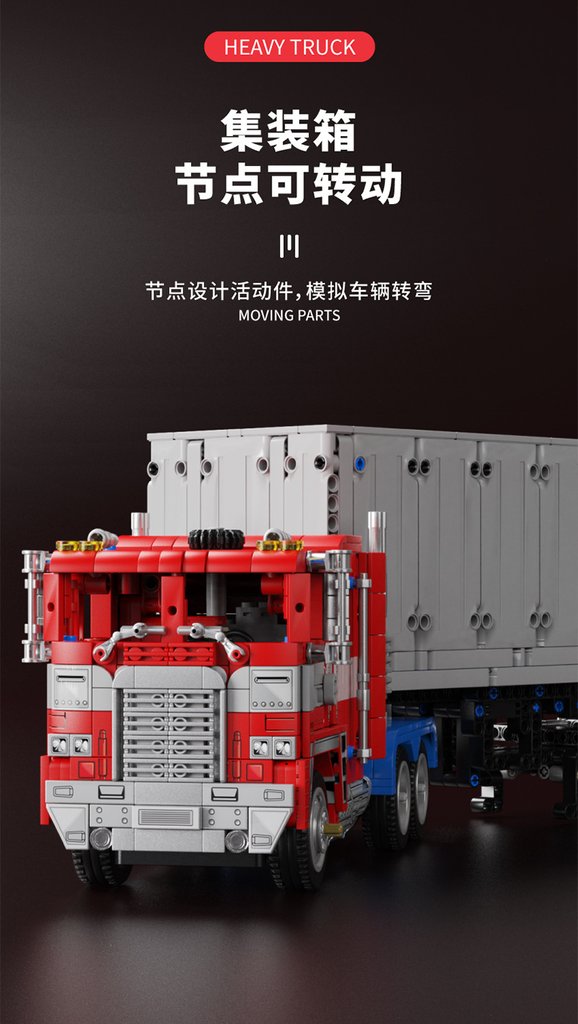 SY 8884 Optimus Prime Truck with 2073 pieces
