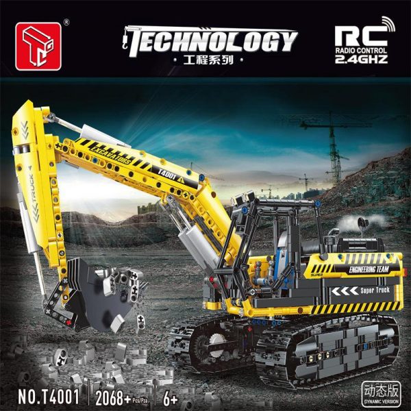 TGL T4001 RC Excavator with 2068 pieces 1 - MOULD KING