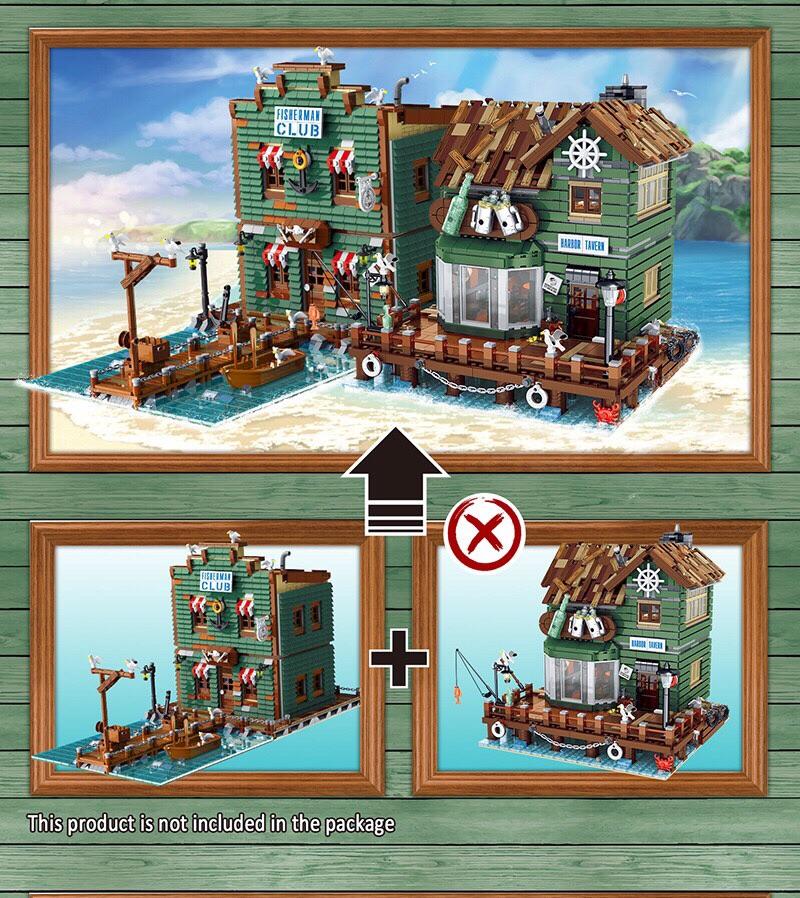 URGE 30107 Fisherman Club with 3265 pieces