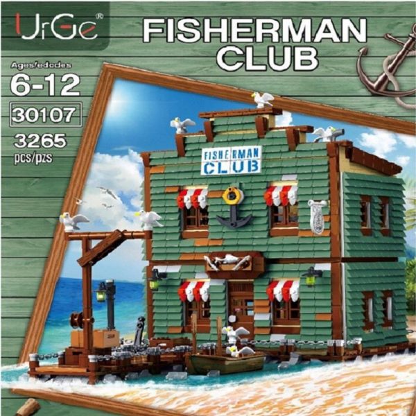 URGE 30107 Fisherman Club with 3265 pieces 2 - MOULD KING
