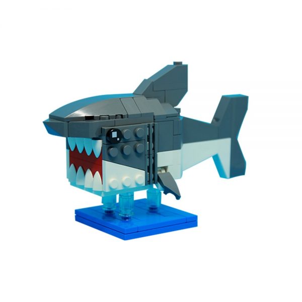 moc 33188 brickheadz shark creator by leewan moc factory 232654 - MOULD KING