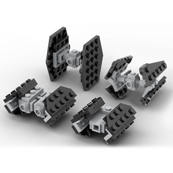moc 35570 micro imperial tie fighters star wars by ron mcphatty moc factory 224726 - MOULD KING