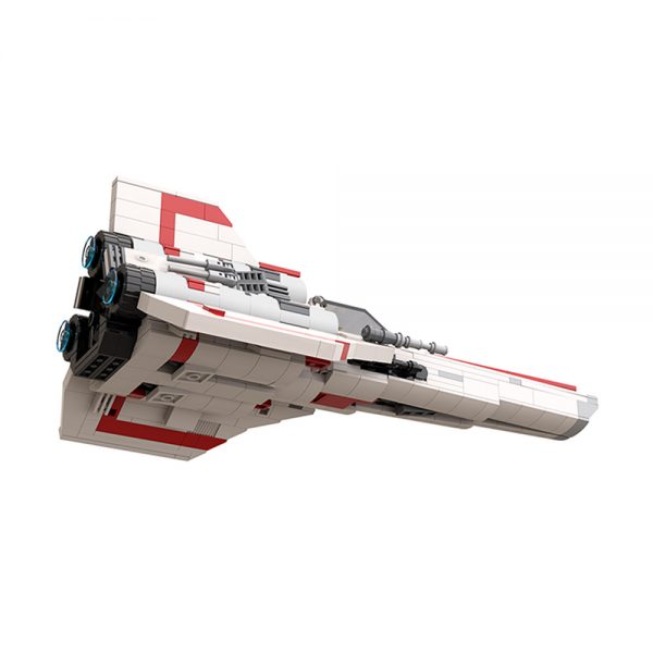 moc 45112 colonial viper mk1 version 2 0 space by apenello moc factory 204532 3 - MOULD KING