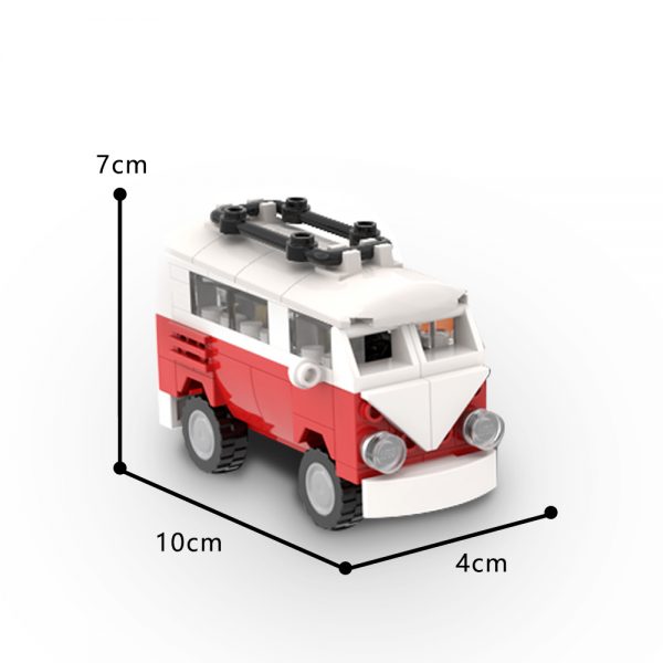 MOC-46056 Mini VW Camper Vans with 602 pieces