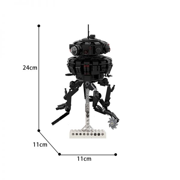 moc 53207 imperial probe droid star wars by dmarkng moc factory 112103 - MOULD KING