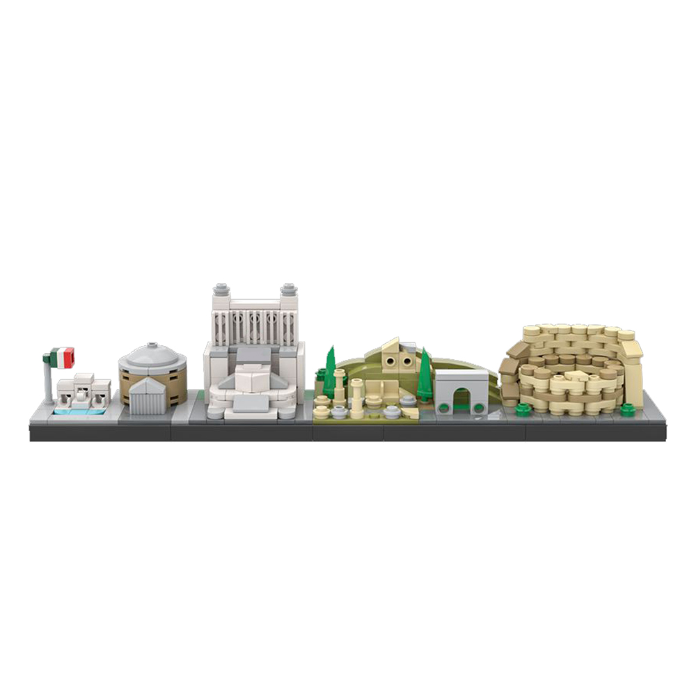 MOC-65023 Rome Skyline with 373 pieces