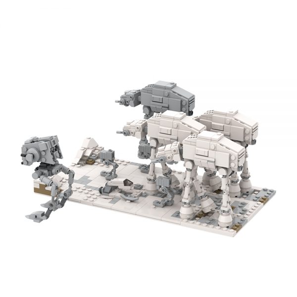 moc 65500 battle of hoth attack star wars by jellco moc factory 234427 1 - MOULD KING