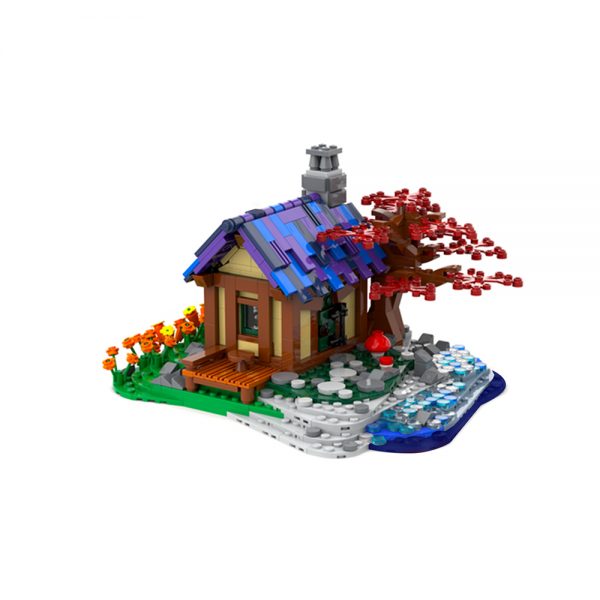 moc 66465 tiny house at the sea creator by brickgloria moc factory 230830 - MOULD KING