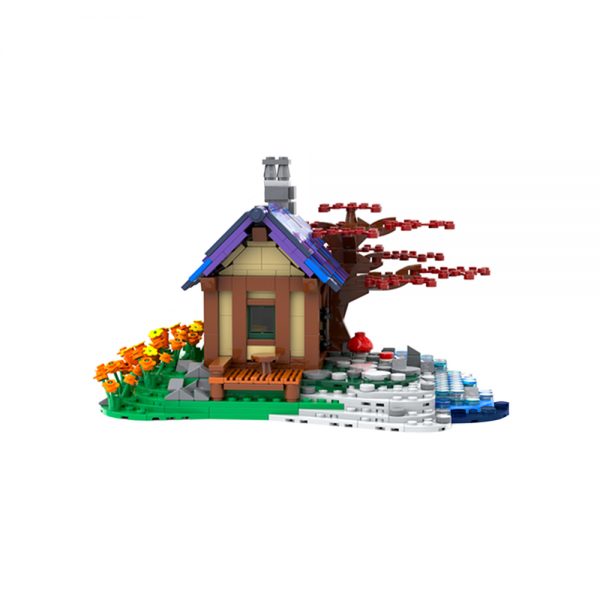 moc 66465 tiny house at the sea creator by brickgloria moc factory 230837 - MOULD KING