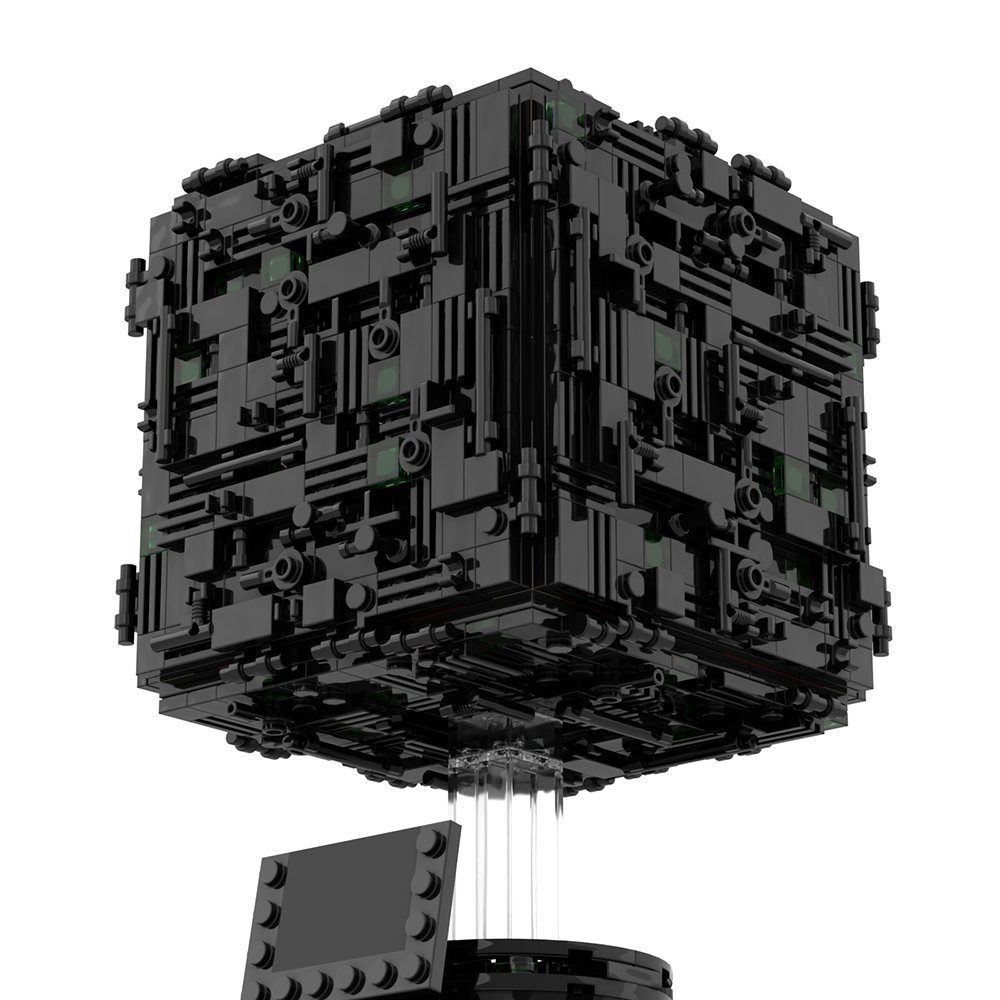 MOC-71226 BORG Cube with 812 pieces