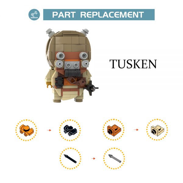 MOC-86741 Tusken with 190 pieces