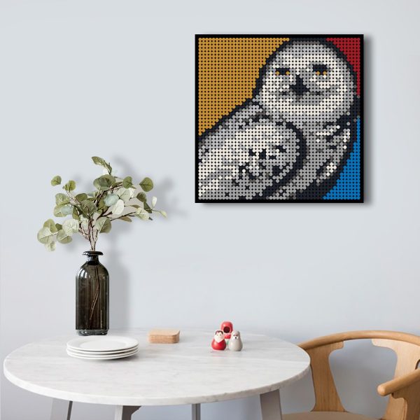 moc 90140 harry potter owl pixel art movie moc factory 215511 - MOULD KING