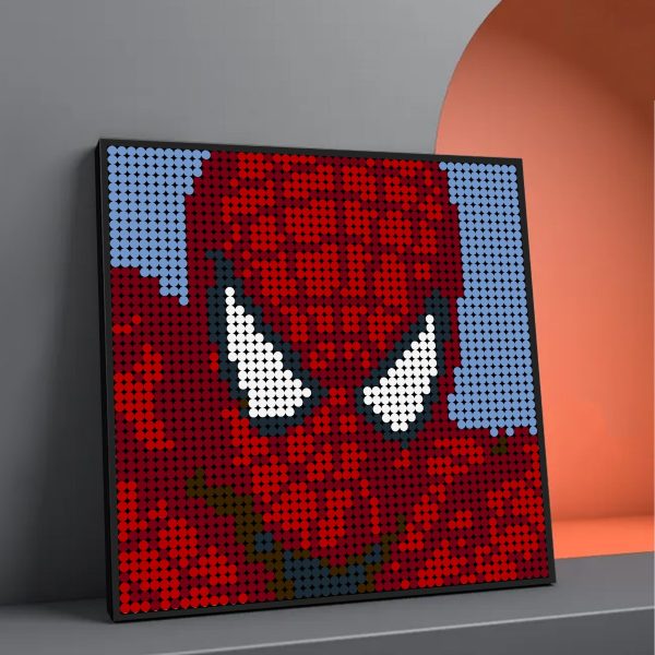 moc 90148 spiderman pixel art movie moc factory 033641 - MOULD KING