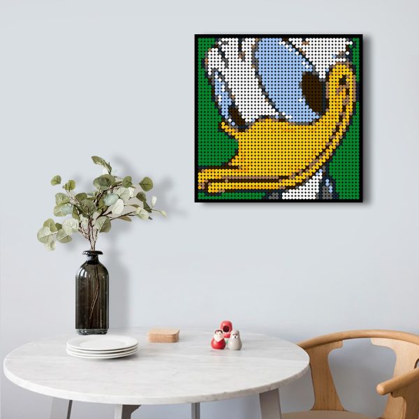 moc 90151 donald duck pixel art movie moc factory 213825 - MOULD KING