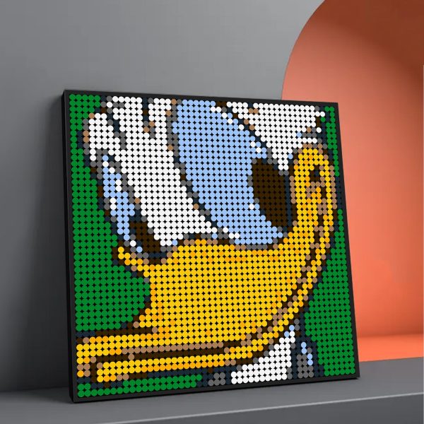 moc 90151 donald duck pixel art movie moc factory 213832 - MOULD KING