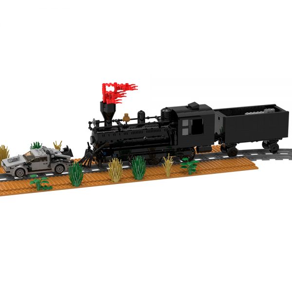 moc 90176 back to the future train scene movie moc factory 095258 1 - MOULD KING