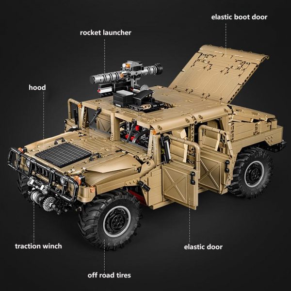 CADA C61036 18 HUMVEE with 3935 pieces 12 - MOULD KING