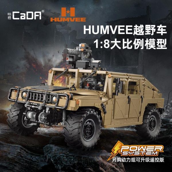 CADA C61036 18 HUMVEE with 3935 pieces 13 - MOULD KING