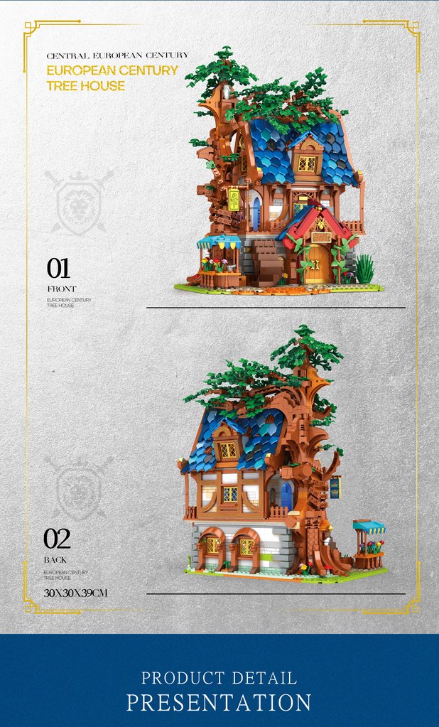 Reobrix 66008 Tree House with 2566 pieces