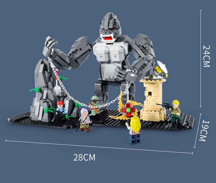 DECOOL 71002 King Kong Movie with 1250 pieces