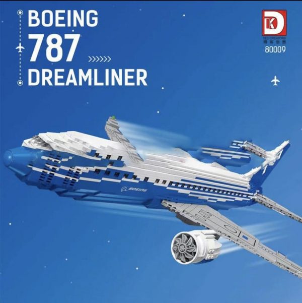 DK 80009 BOEING 787 with 1353 pieces 1 - MOULD KING