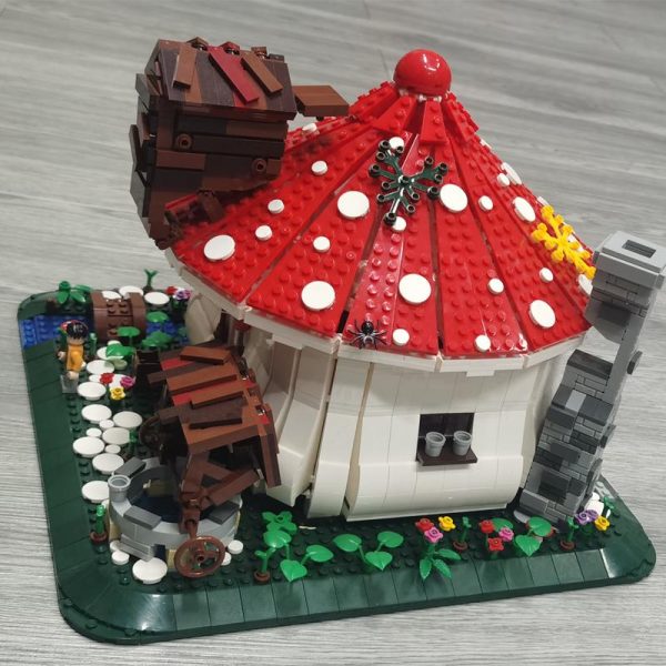 JUHANG 86006 Mushroom House with Lights with 2633 pieces 2 - MOULD KING