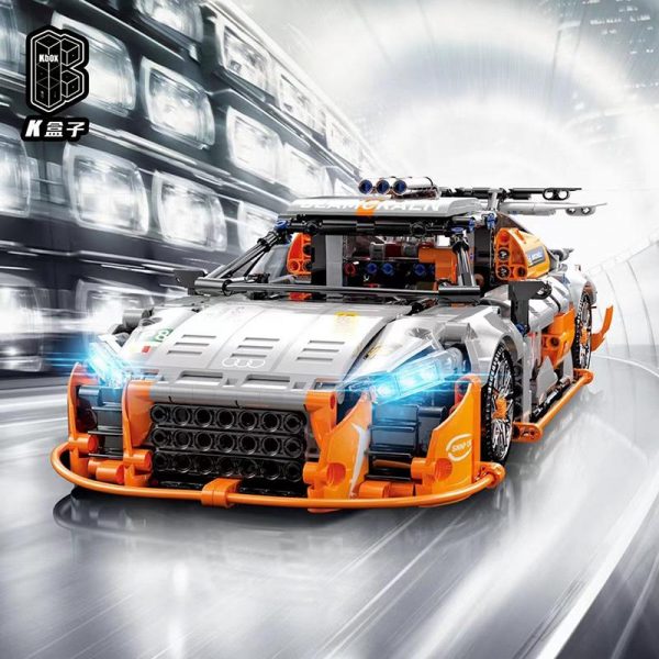K BOX 10215 Audi R8 with 1435 pieces 6 - MOULD KING