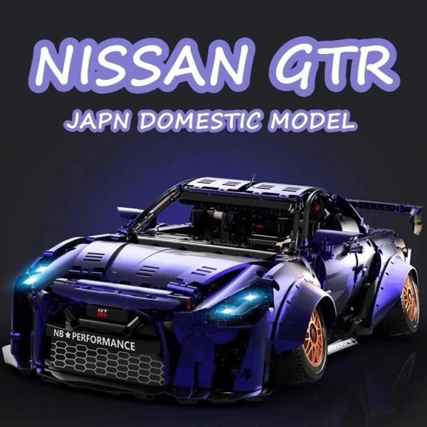 K BOX 10221 Nissan GT R with 2389 pieces 13 - MOULD KING