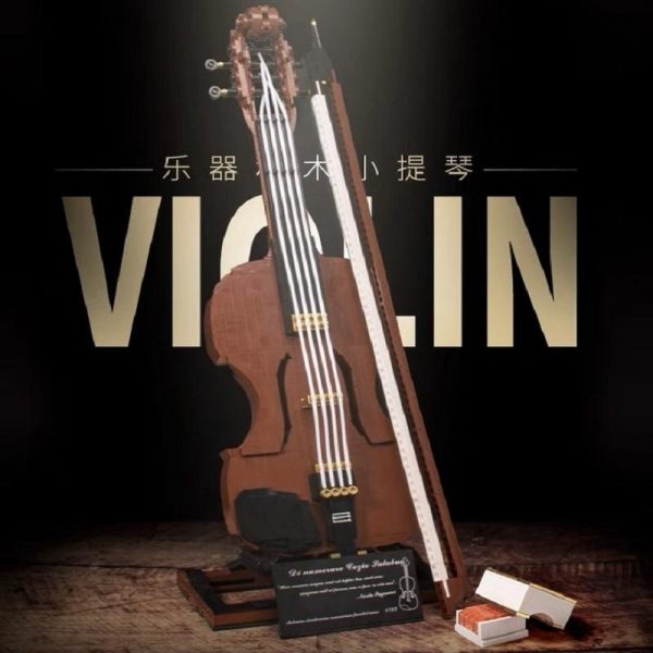 K BOX 10224 Violin with 1840 pieces 1 - MOULD KING