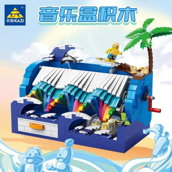 KAZI KY10009 Surf Music Box with 818 pieces 1 - MOULD KING