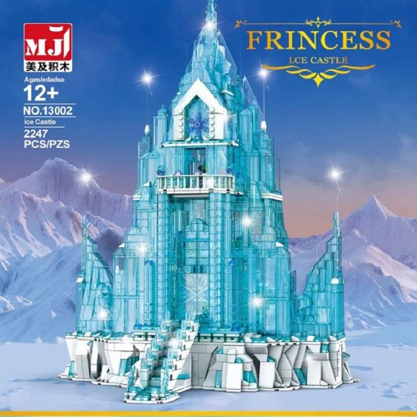 MJ 13002 Princess Ice Castle with Lights with 2247 pieces 1 - MOULD KING