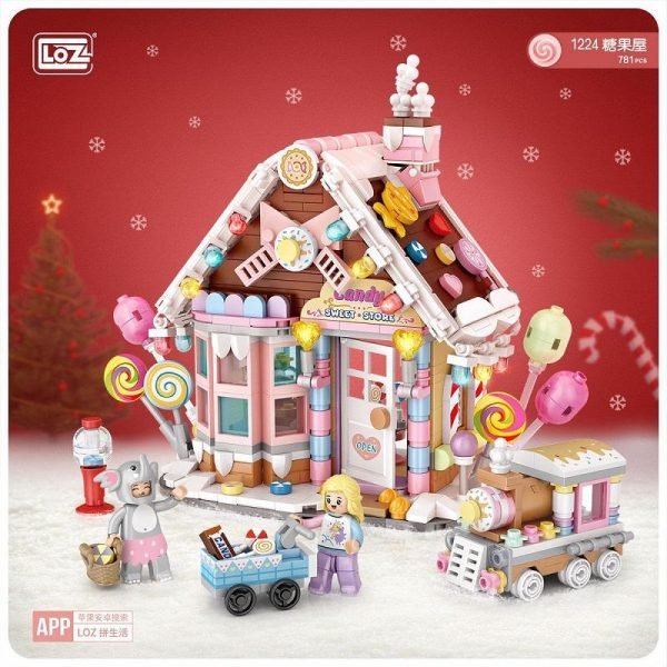 MODULAR BUILDING LOZ 1224 Candy House 1 - MOULD KING