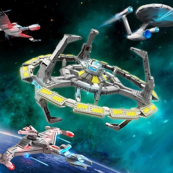 MOYU 89001 89004 Interstellar Ship with 2600 pieces 13 - MOULD KING