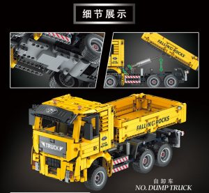 Mould King 15025 RC Dump Truck with 1012 pieces