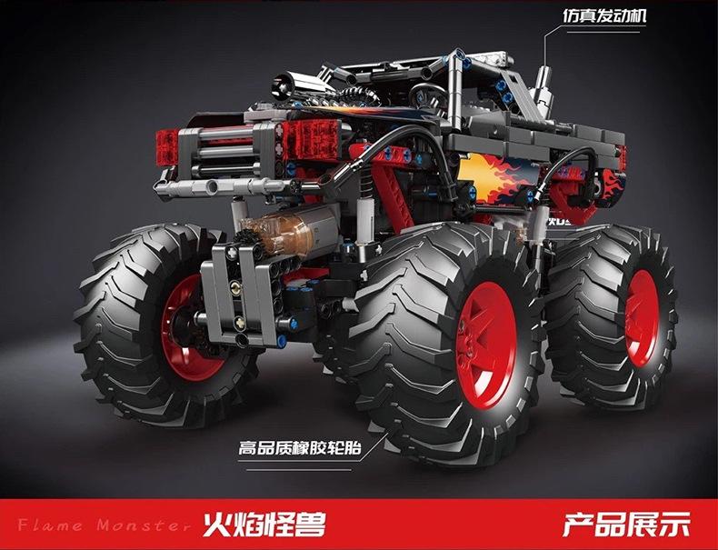 Mould King 18008 Flame Monster with 889 pieces