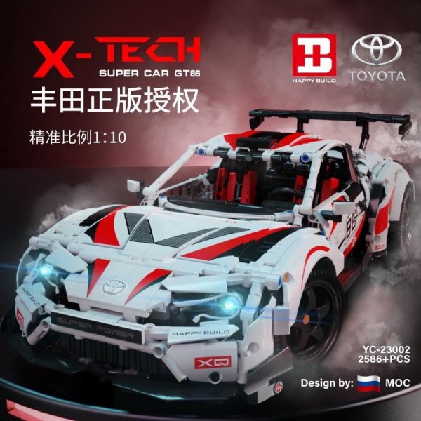 XINYU YC 23002 TOYOTA GT86 with 2586 pieces 1 - MOULD KING
