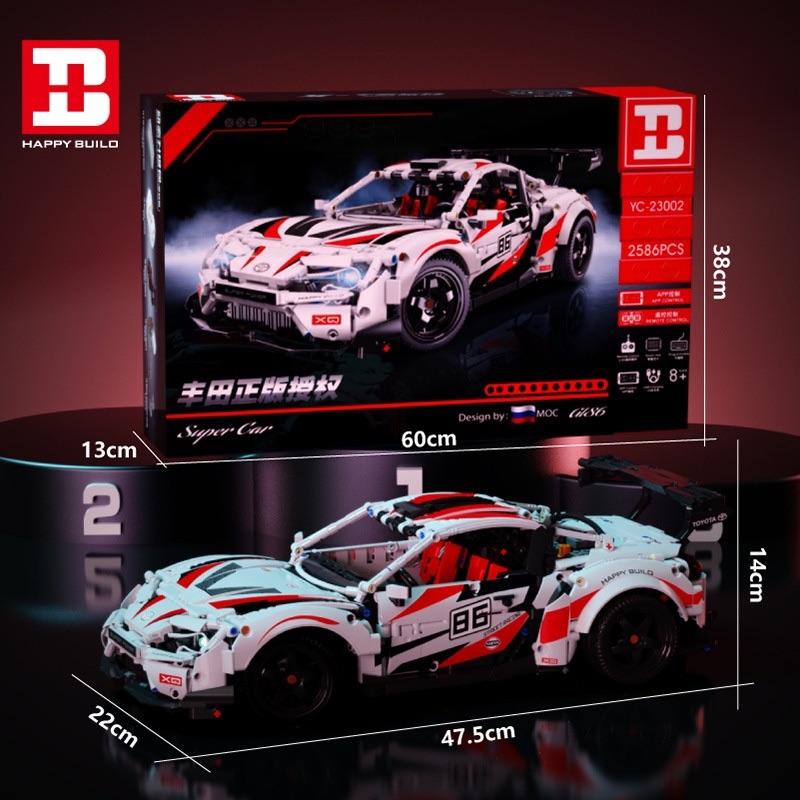 XINYU YC-23002 TOYOTA GT86 with 2586 pieces