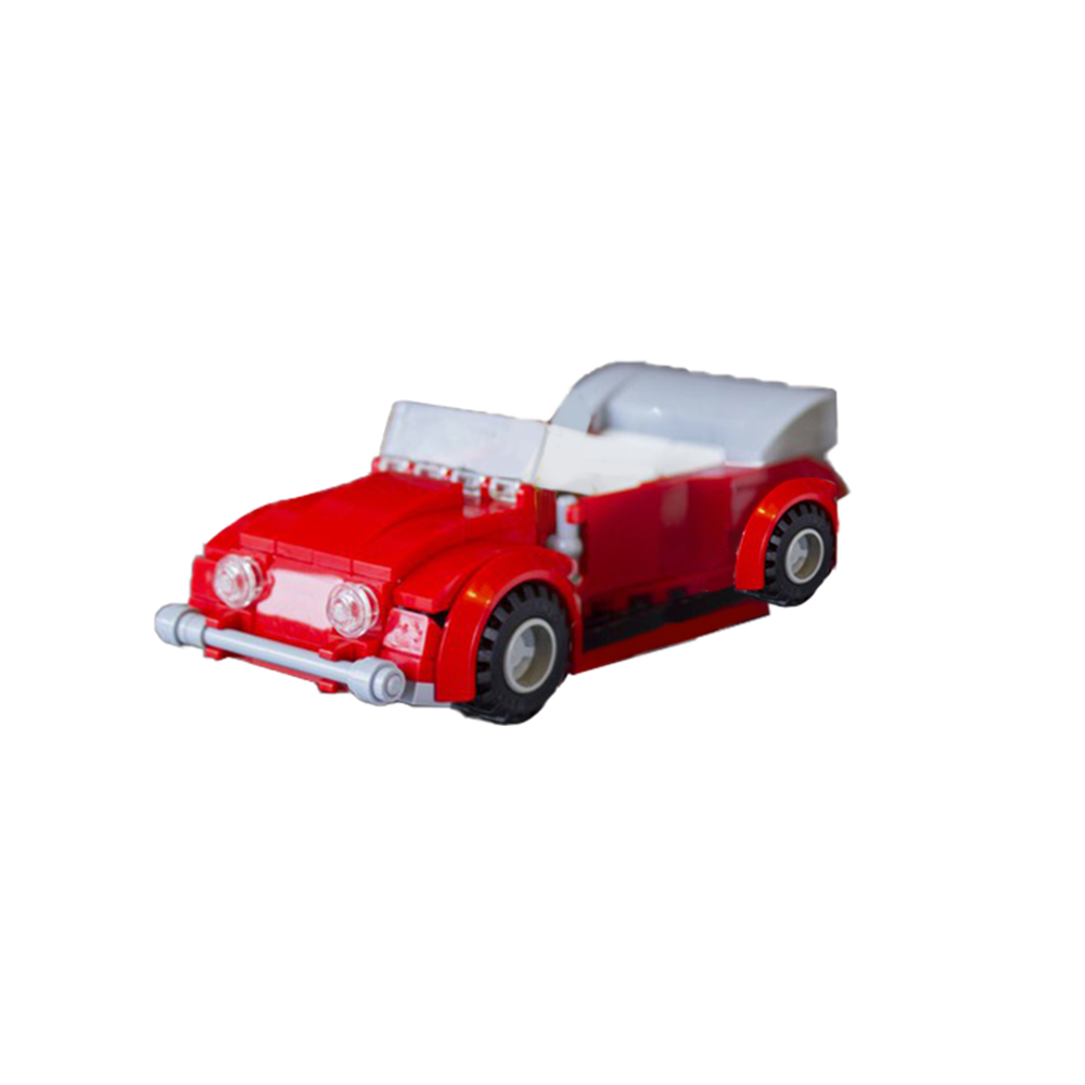 MOC-13079 Red Herbie with 137 pieces