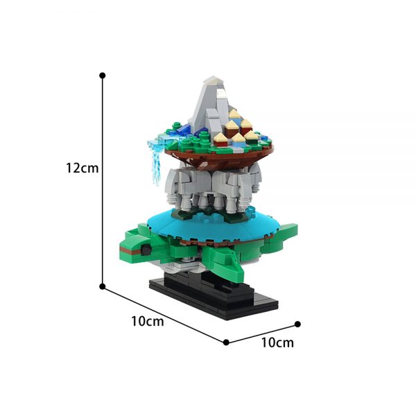 MOC-24522 World Turtle with 461 pieces