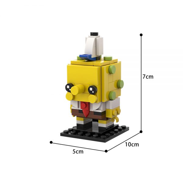 MOC-38051 Spongebob & Gary with 154 pieces