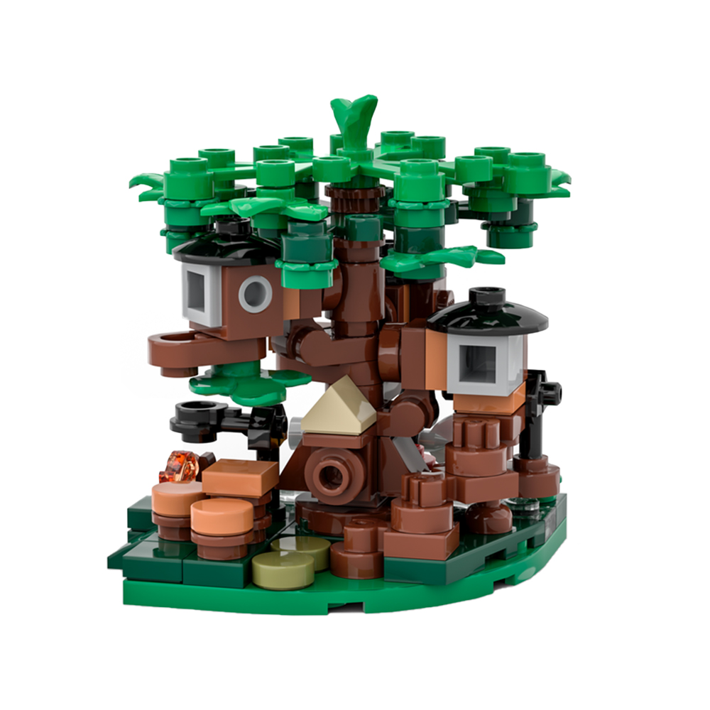 MOC-41111 Micro Tree House with 104 pieces
