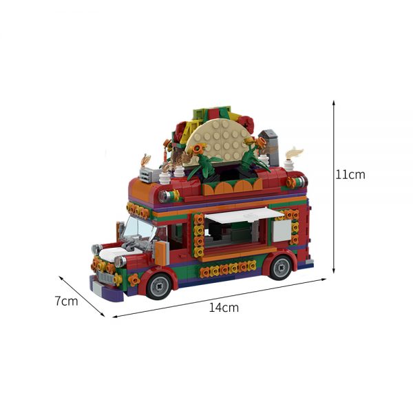 MOC-47492 Taco Truck with 657 pieces
