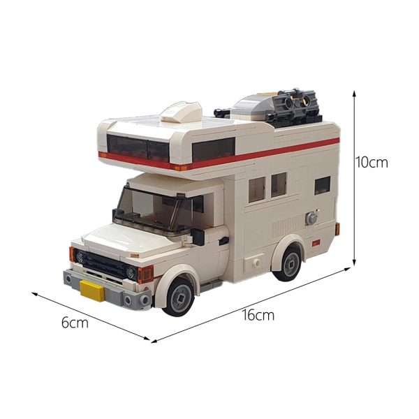 MOC-49047 Ford Transit MK2 Camper with 514 pieces