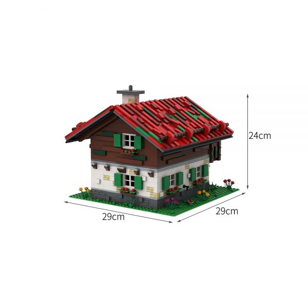 MOC-55694 Bergbauernhaus with 2370 pieces